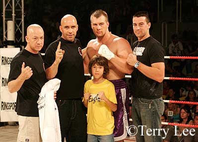 Boxing - Demori (Aust) vs Tuimanono (Fiji)