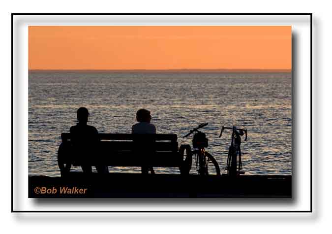 Sunset At St. Catharines Along The Pier