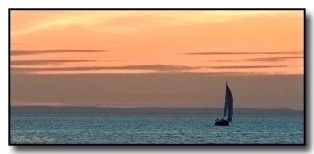 Sunset In Canadian Waters