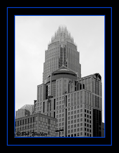 A Real Cool Building In Black & White