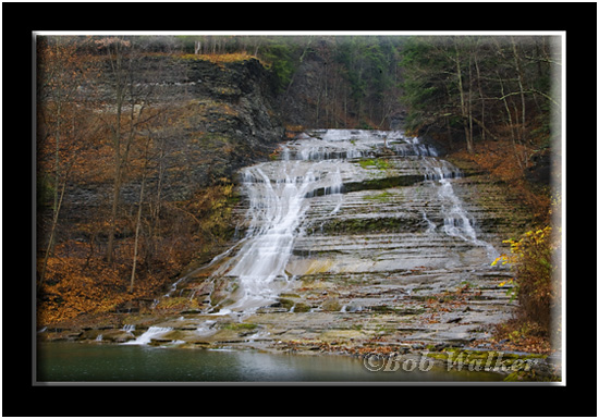 Buttermilk Falls In Late Autumn
