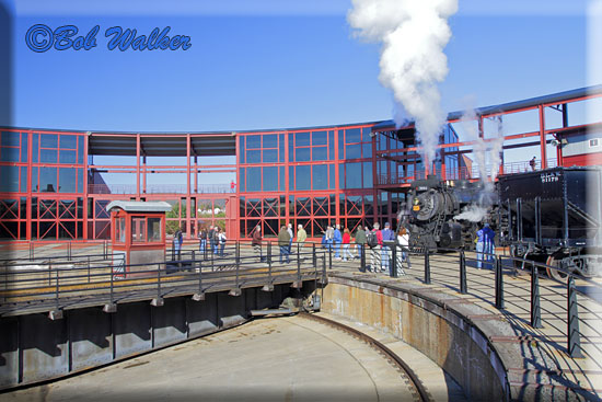 3254 Steam Engine Getting Ready To Enter Turntable
