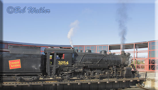 3254 Ready To Leave Turntable On An Assigned Track