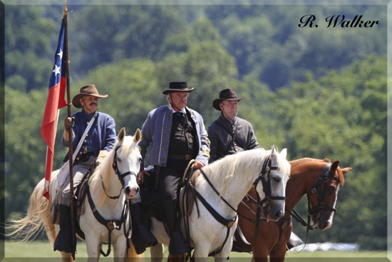 The Confederates Watch The Field Anxiously 