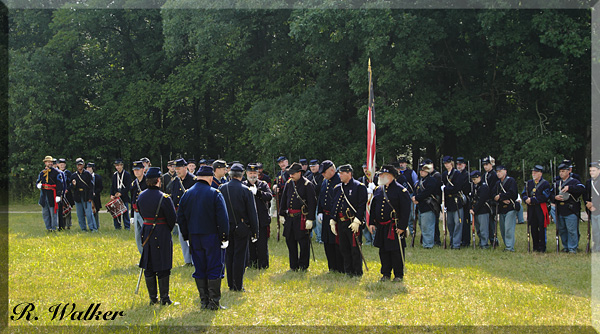 The Union Infantry Musters For Its Final Instructions