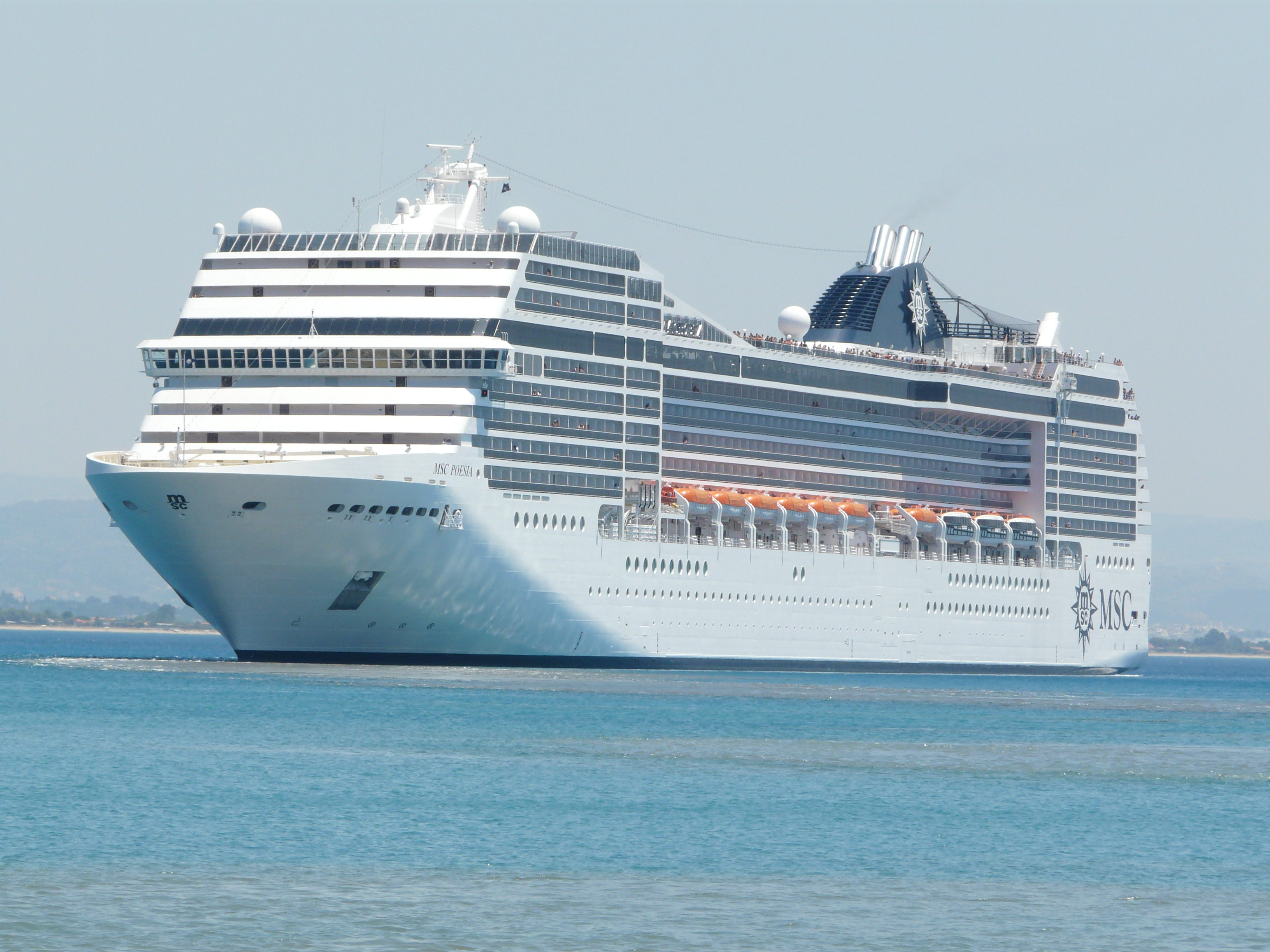 MSC POESIA (2008) arriving @ Katakolon, Greece