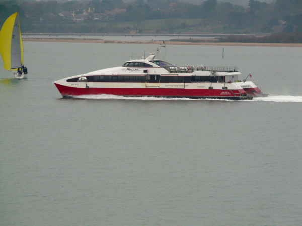 RED JET 4 @ Southampton Water, UK