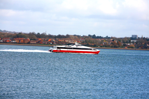 RED JET 4  @ Southampton Water, UK