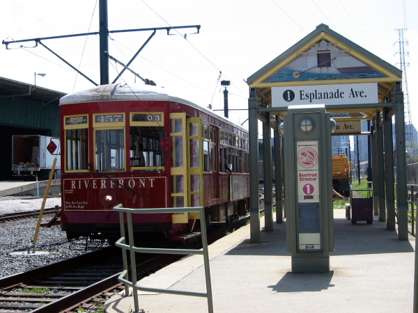 457 @ Esplanade Avenue,  Riverfront Line
