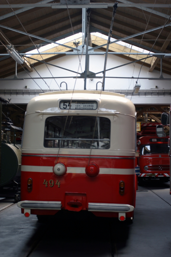 Museum Stresovice - Skoda 8 Trolley Bus 494