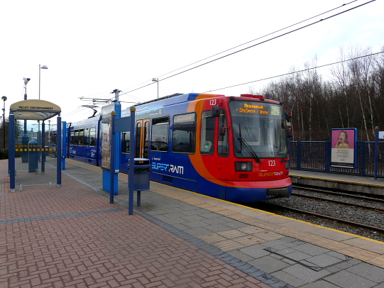 123 (2011) Siemens-Duewag Supertram @ Valley Centertainment
