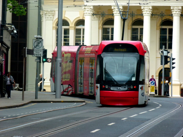 211 (2012) Bombardier Incentros AT6/5 (Queens Diamond Jubilee 2012) @ the Theatre Royal Centre (Approaching)