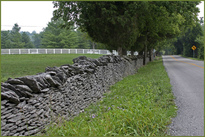 Bluegrass Stone Fence