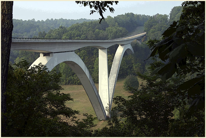 Natchez Trace Double Arch Bridge