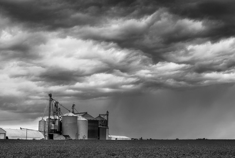 Storm over the farm