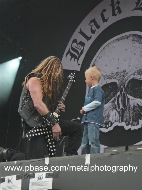 Cute kid with Black Label Society