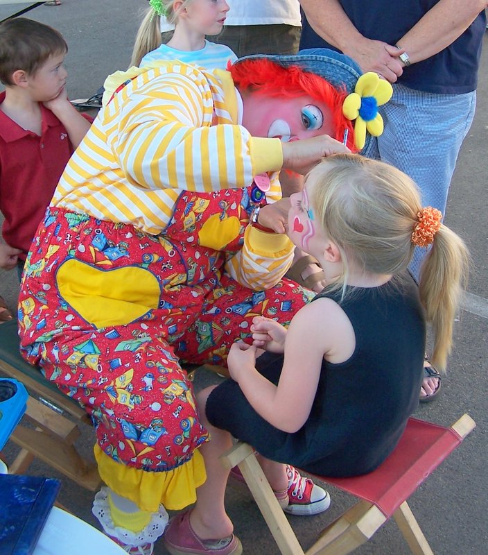 Clown Face Painting