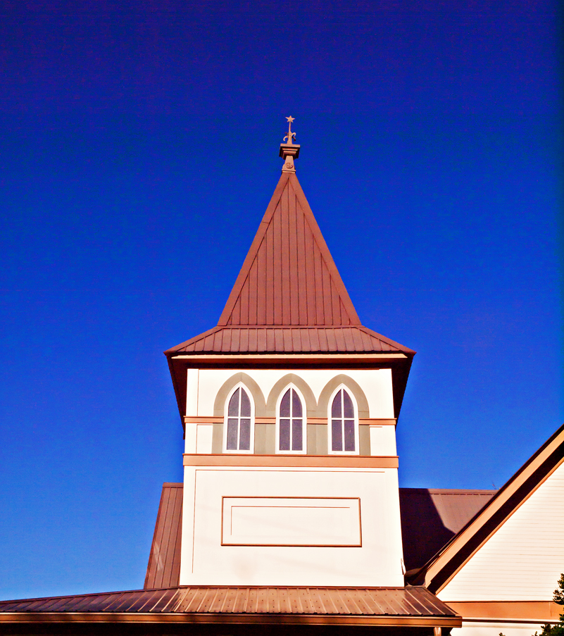 The steeple detail