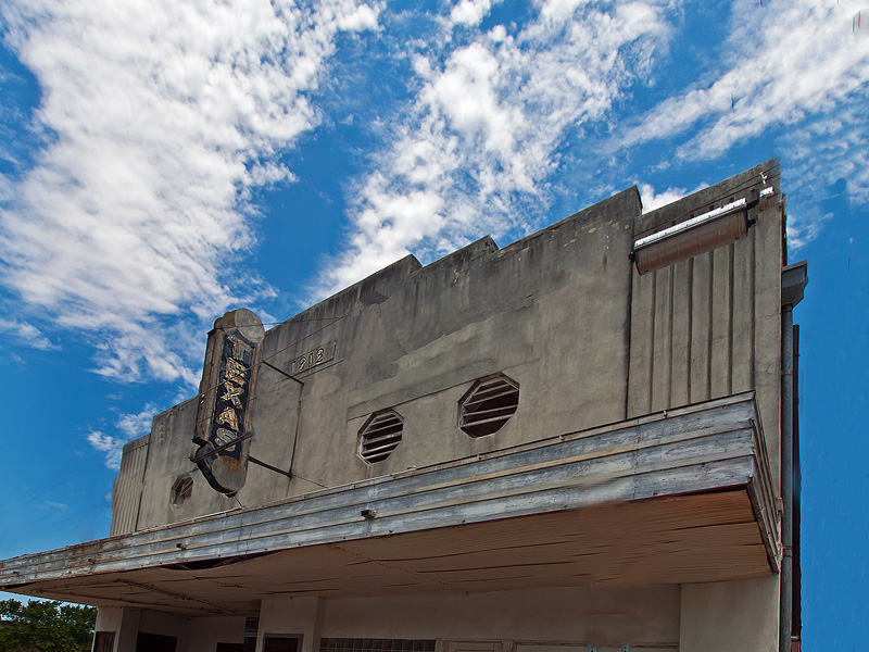 The old Texas Theater,  circa 1912, McGregor , TX