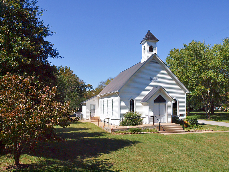 The Choates Creek Methodist Church, Circa 1854