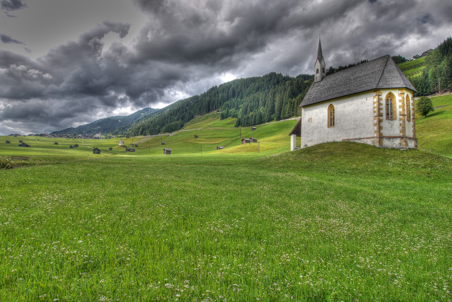Obertilliach, a cloudy weather  (HDR)