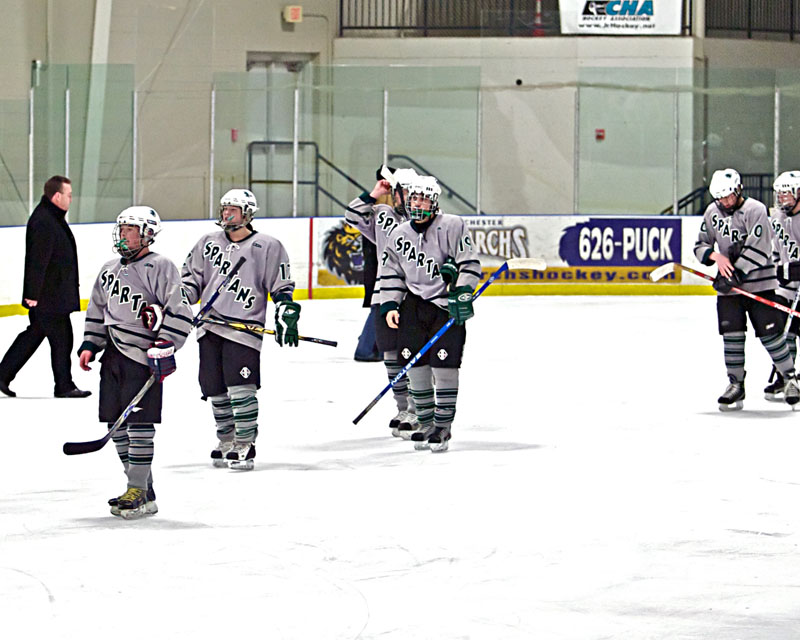 Souhegan at Pembroke 2.14.09 NH HS hockey
