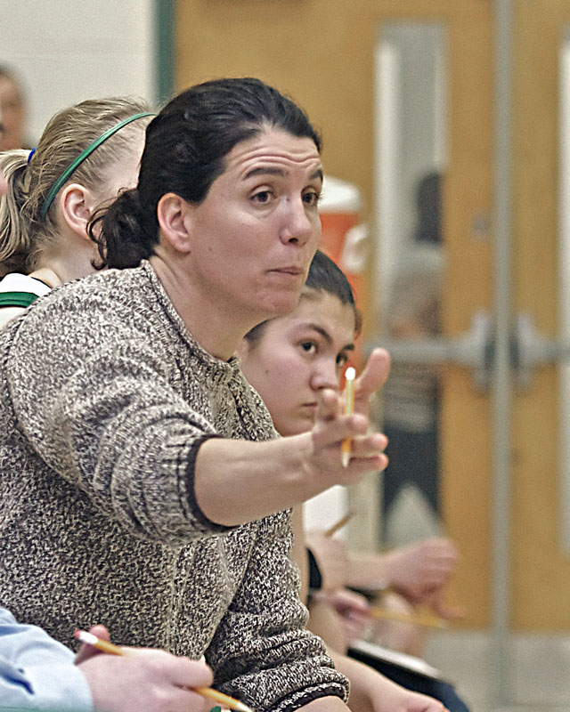 Brady at Pembroke girls NHIAA hoops