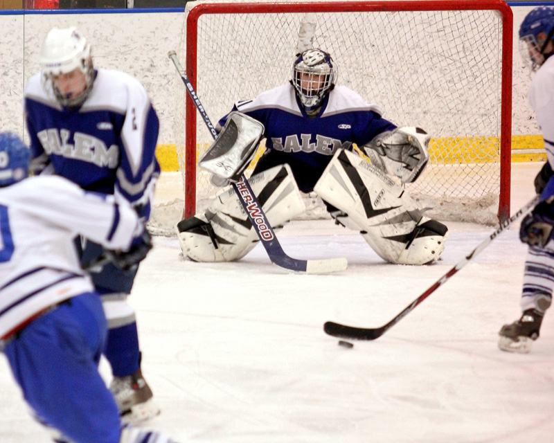 Salem@West 2.9.08 NH HS Hockey