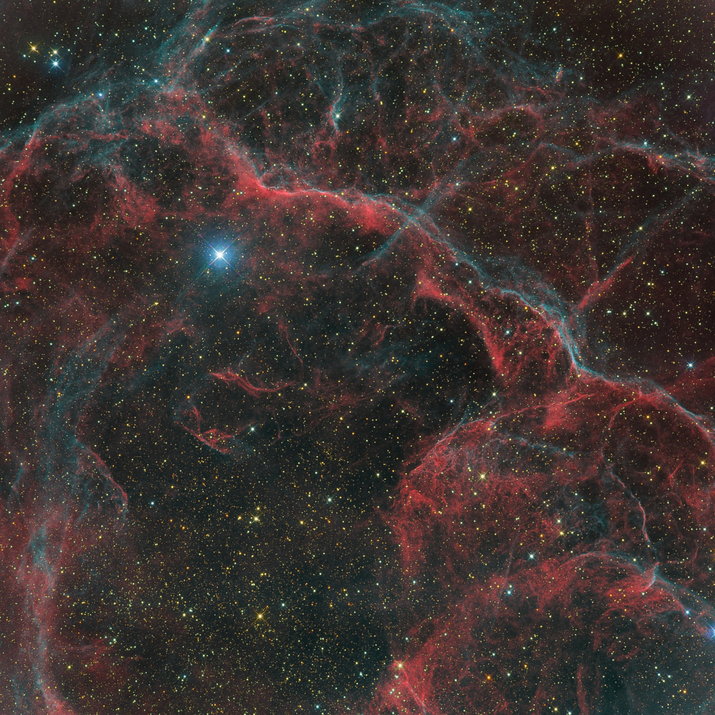 Supernova remnant in Vela
