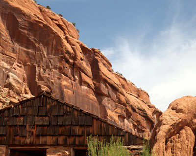 Roof and redrock