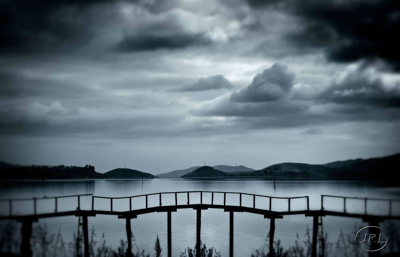 Otago Harbour in a blue mood.