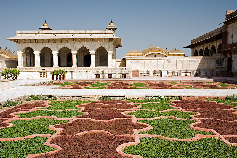 Agra Red Fort: The Khas Mahal and Anguri Bagh