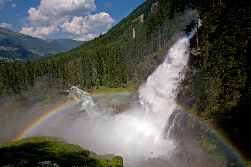 Krimml Waterfall & Rainbow