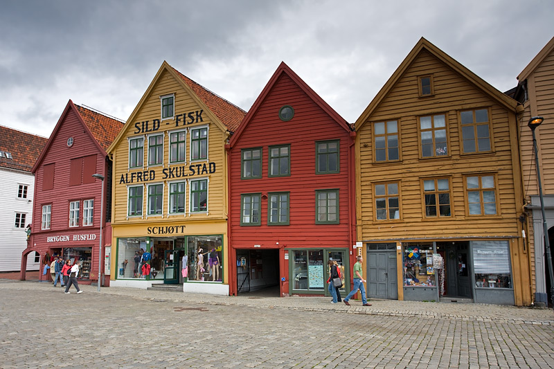 Bryggen Waterfront: Old Timber Houses