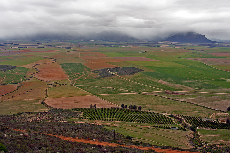 Rainy View from Cederberg Mountains