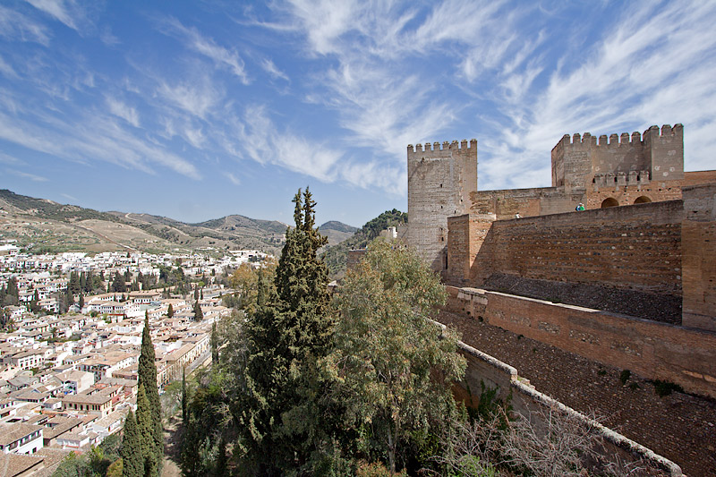 Alhambra: Alcazaba: Granada View