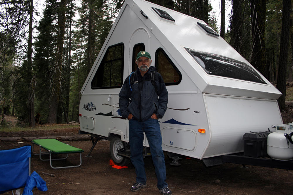Ralph with his Chalet.