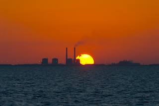 Turkey Point sunset, Nuclear Plant
