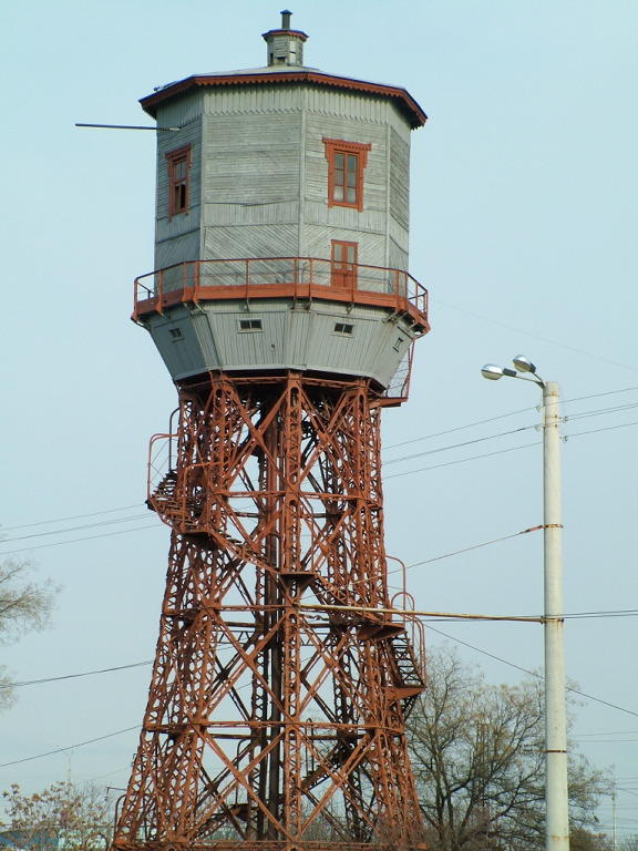Train station tower Tashkent Uzbekistan.JPG