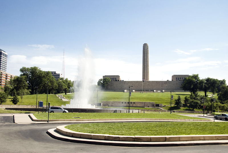 View of WW1 Memorial from Union Station