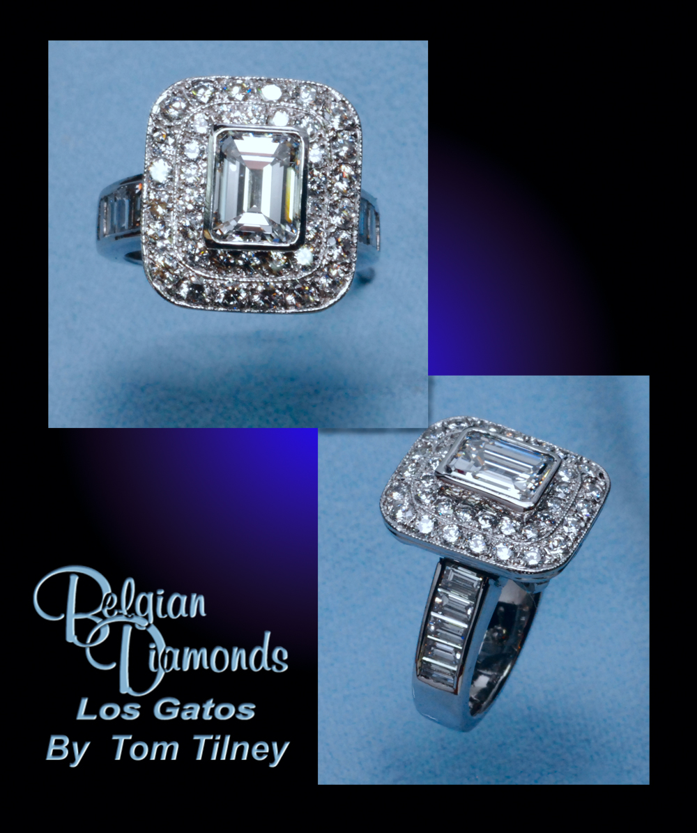 Cecilias Platinum Diamond Ring Emerald Cut .jpg