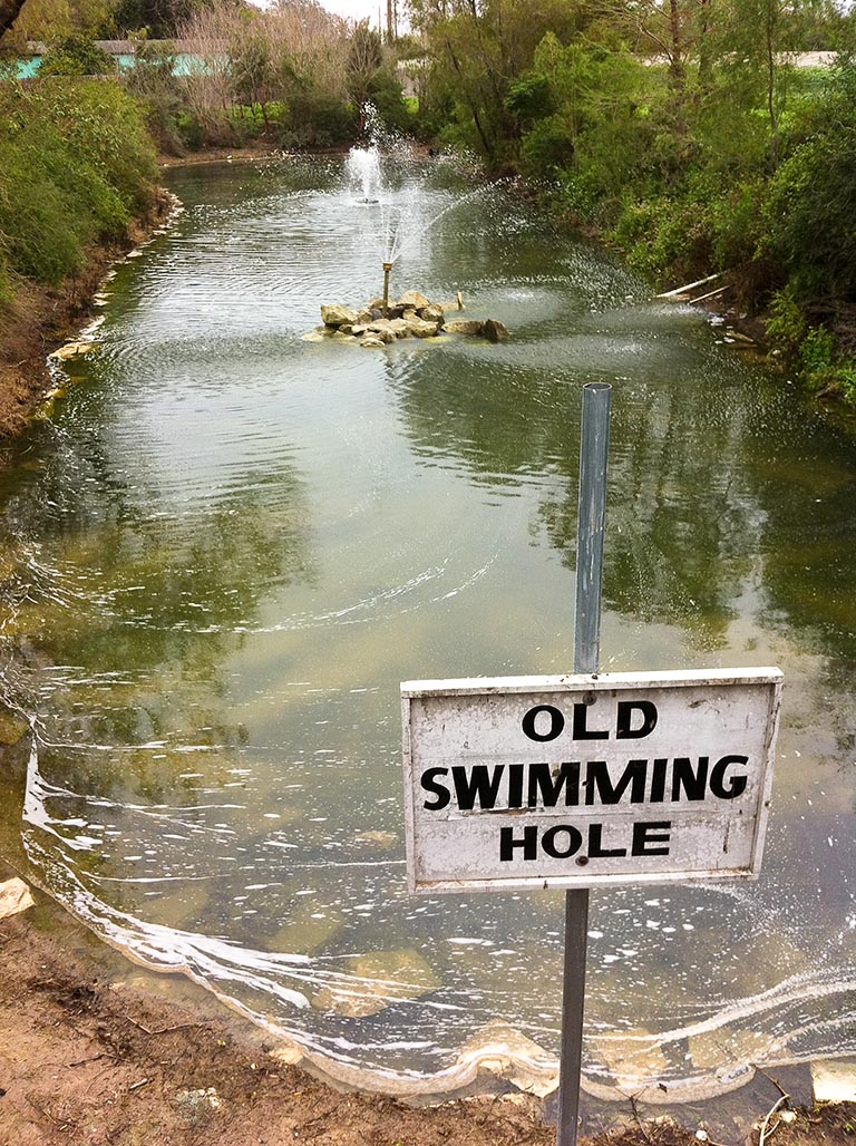 2/14/2012  Old swimming hole