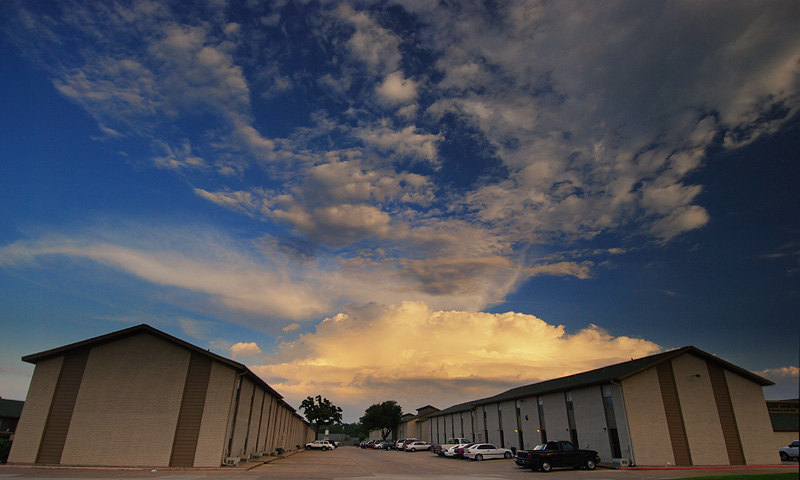 Typical Afternoon Burning Clouds...