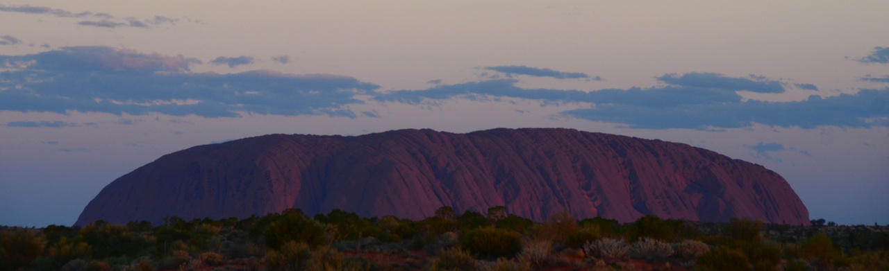 Uluru at sun rise