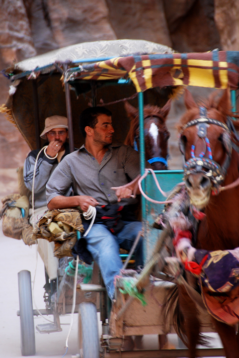 Race through the Siq