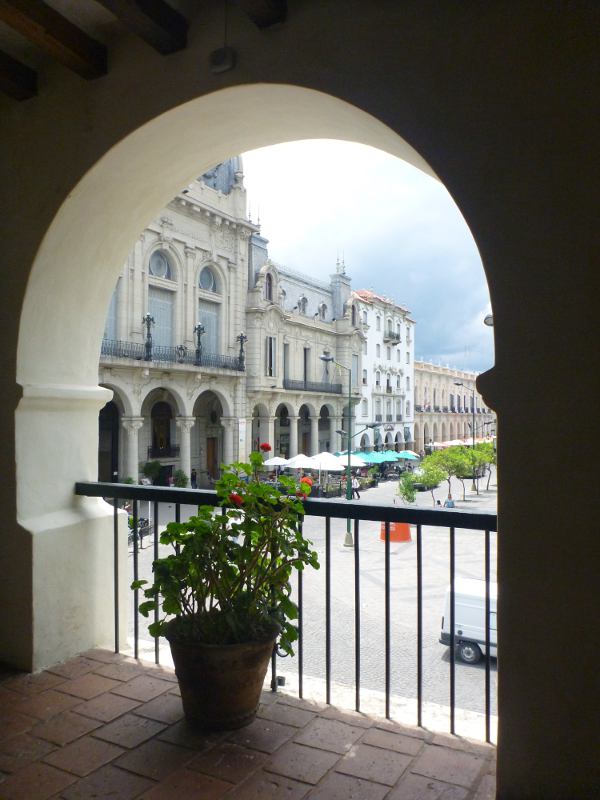 From the museum balcony