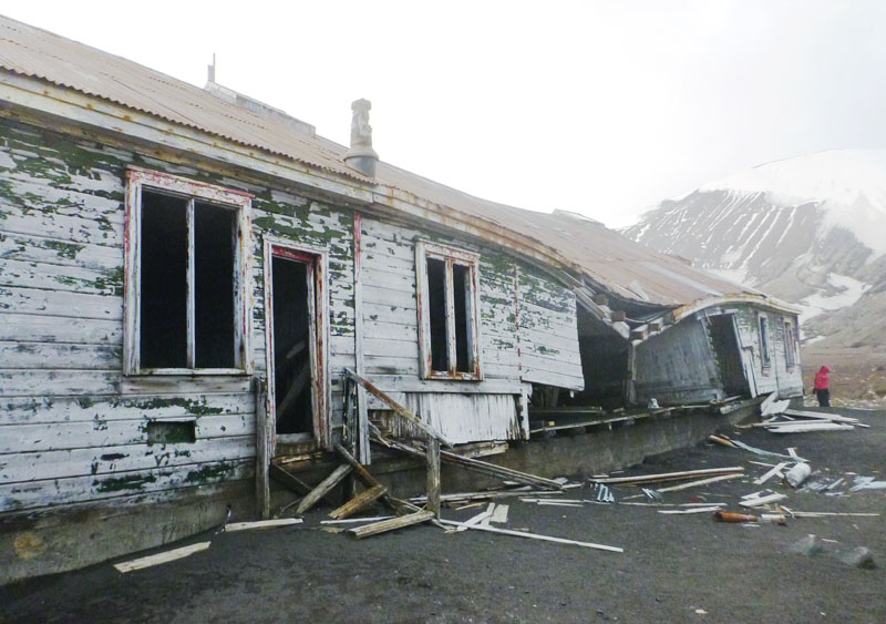 Remains of British Base