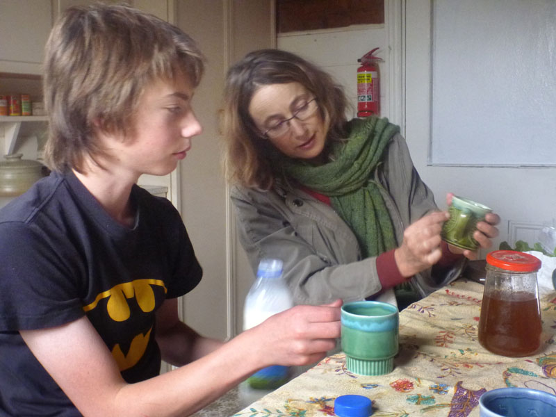 Max and Cate (my daughter and grandson)