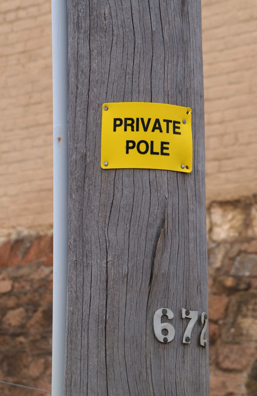 In a public place