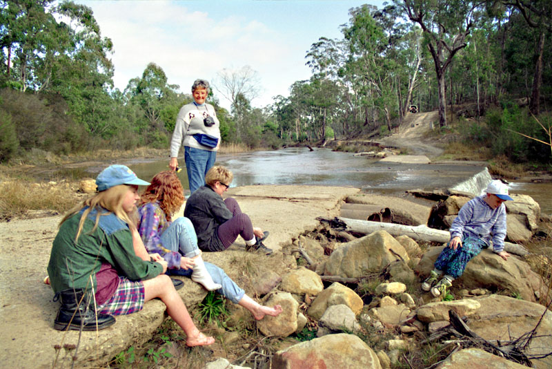 Wolgan River crossing 1992